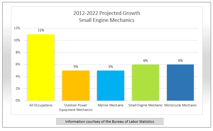 Small Engine Mechanic Projected Growth